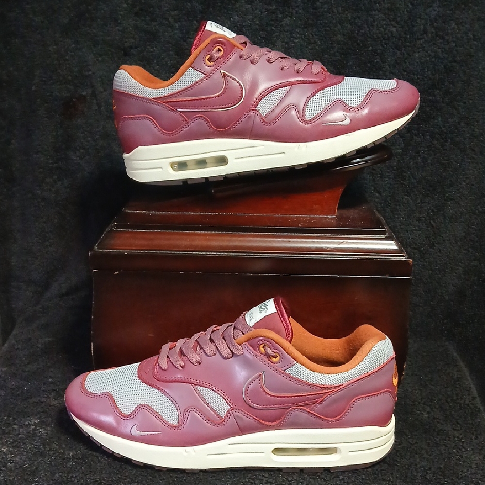 Nike Air Max 1 Patta Wave. Maroon. Mens size 11.